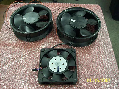 No Mfg, No Part#, Unknown volts, Unknown Amps, Unused, Open Box Fans (qty=3)
