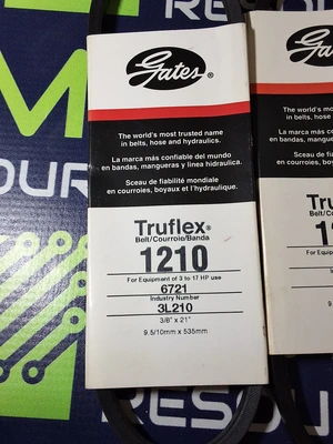 GATES TRUFLEX 1210 BELT 3L210 - LOT OF 4 - BRAND NEW