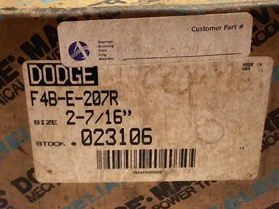 Used DODGE S1UK207R Bearings | Surplus Asset Holdings #1202744