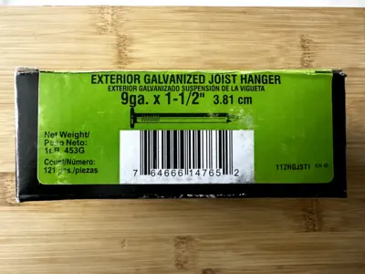 NEW Grip-Rite Exterior Galvanized Barbed Shank Joist Hanger Nails
