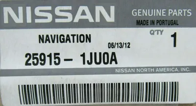 NEW NISSAN 25915-1JU0A NAVIGATION SATELLITE STEREO 7-612-891-304 259151JU0A