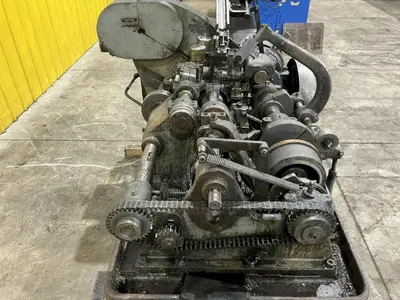 1" ECONOMY MODEL S-4300 LATHE-STYLE AUTOMATIC METAL SHAVING MACHINE: YOBRO #24561