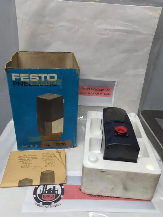 New | in-Stock FESTO MPPE-3-1/2 33365 Air Pressure Regulators Ohio US | Surplus Asset Holdings #1225982