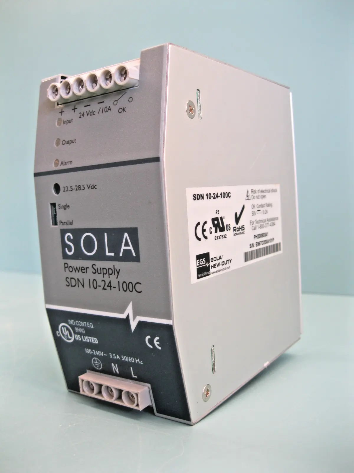 Used Sola SDN 10-24-100C Misc Electrical & Power Parts New Hampshire US | Bitter End Trading #1452861