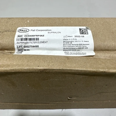 New | in-Stock PALL HC6400FRP26Z Cartridge Filters Indiana US | J&J Industrial Supply #1309843