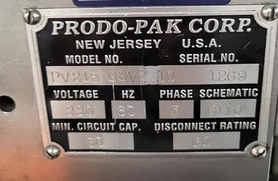 Prodopak PVM215 CSW 10 - 10 lane Prodopak with All Fill Moyno filler