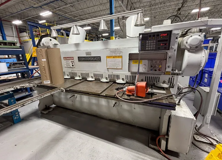 Used 2009 CINCINNATI 1808G Power Squaring Shears (Inch) California US | Machinery Resources International #1509597