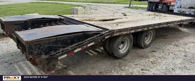 Used 2013 GATOR 31' X 102" Flatbed Trailers Kentucky US | Proxy Equipment #1388851