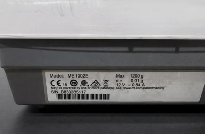 USED METTLER - TOLEDO ME1002E