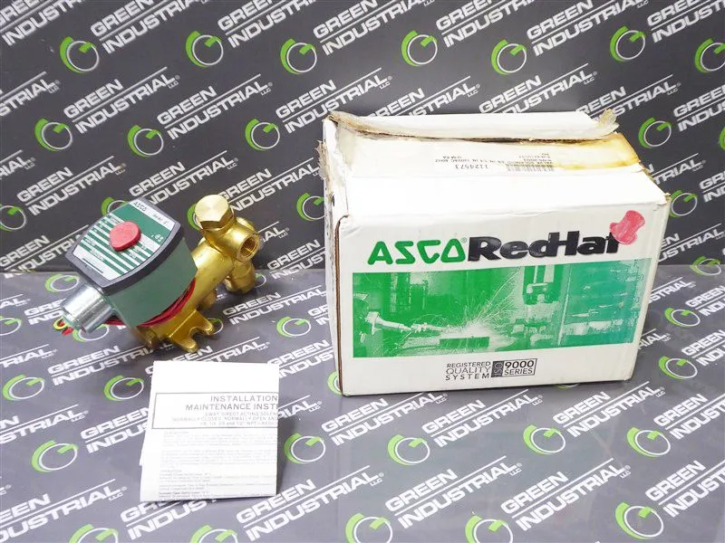 ASCO 8300G082RU Red Hat Solenoid Valve New NIB