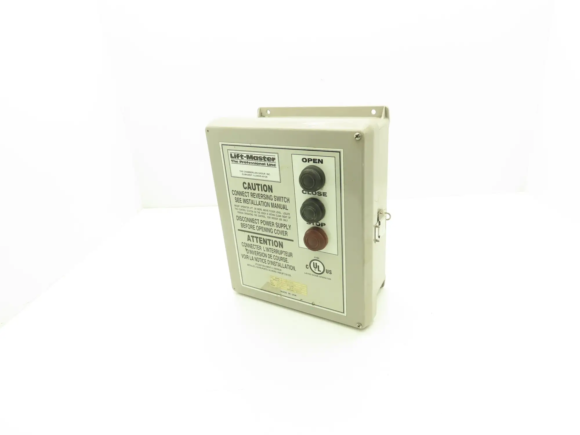 Liftmaster EGJ5043M Overhead Door Operator 1/2 Hp 140 Ft. Lb./Sec 460V 3Ph