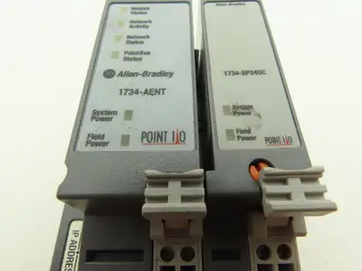 Allen Bradley 1734-AENT Point I/O Ethernet IP  Ser A F/W 2.003 w/1734-EP24DC