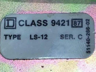 USED SQUARE D LS-12 SER C