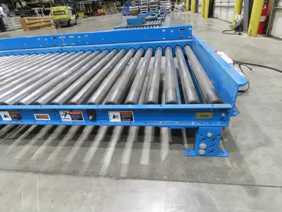 Hytrol 58"W x 15'L Pallet Conveyor 2.5"Roller 51.5"BF 3PH EZ-Logic Zones 30FPM