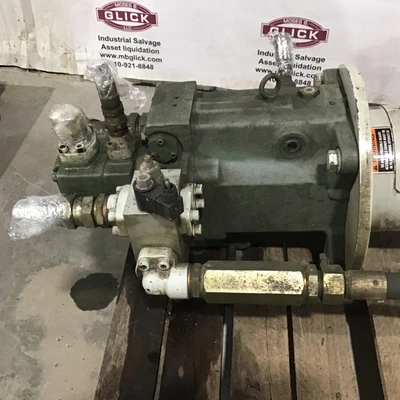 Yuken A145R2-FR01B-41AA-60 Double Pump Max Pressure 21 w/Baldor EM 334T Motor