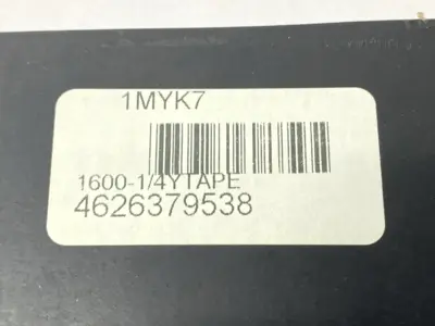 USED E. JAMES RUBBER STRIP EDPM 1/4" THICK 4" WIDE X 36" LONG SHELFWARE
