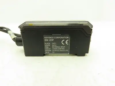 Keyence GV-H45 Digital CMOS Laser Sensor Head Laser Amplifier GV-21P Set