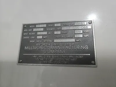 2021 Milltronic RW15 Vertical Machining Center w/ 16-Slot ATC (Bad Computer, Sold For Parts)