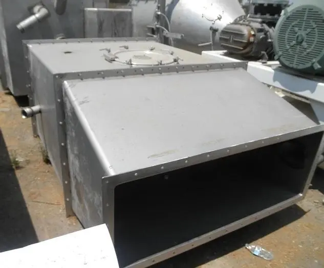 Hopper, 120 CF, S/st, 5' X 3.5' X 5', #S741238