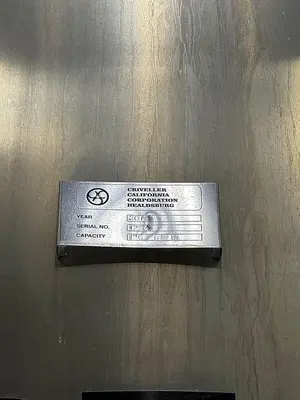 Used CRIVELLER 120 BBL BBT Stainless Steel Tanks Oregon US | Ager Tank & Equipment Co. #1407723