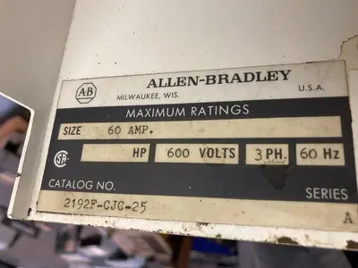 Used ALLEN-BRADLEY 2192F Miscellaneous Equipment (Electrical & Power) | Surplus Asset Holdings #1192901