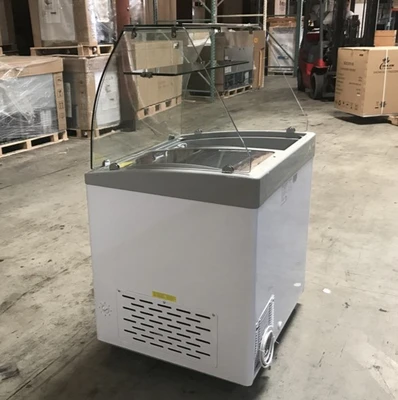 171-0337 31" Full Service Self Contained Ice Cream Gelato Dipping Freezer