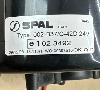 NEW SPAL 002-B37/C-42D