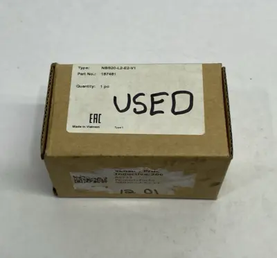 USED PEPPERL+FUCHS INDUCTIVE CUBE SENSOR, 4-LEDS, 187481