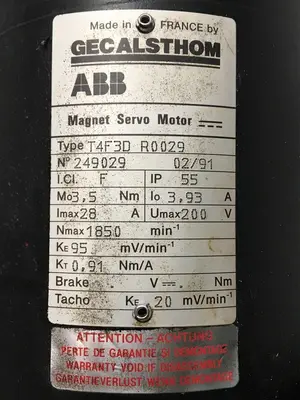 USED ABB GECALSTHOM T4F3D R0029, I.CI F