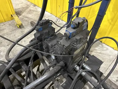 200 TON (2-3/8" TO 9-5/8") DIAMETER TRUE GRIT MODEL CT200 HYDRAULIC TUBE & PIPE PUSH POINTER / END FORMER/ SWAGING PRESS: STOCK #22399