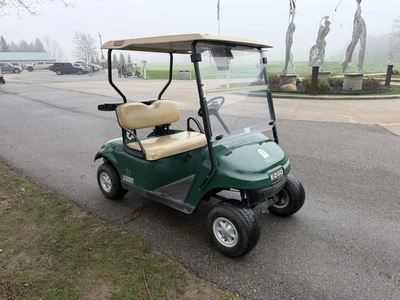 (1) 2015 E-Z-Go golf cart with a Kawasaki gas engine, includes Club Clear club and ball washer, Club...