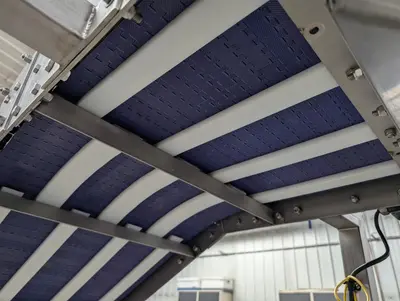 SS Incline Plastic Belt Conveyor