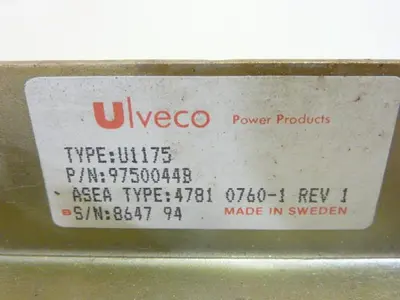 USED ULVECO U1175
