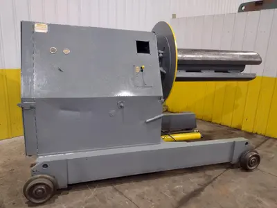 20,000 LBS X 60" AMERICAN MODEL #1000 MOTORIZED COIL REEL UNCOILER: YOBRO #24792