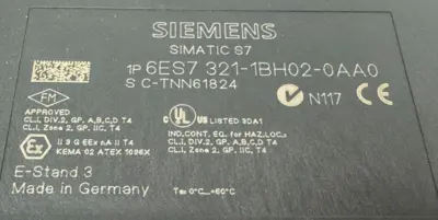 NEW SIEMENS 6ES7321-1BH02-0AA0 INPUT MODULE 6ES7 321-1BH02-0AA0