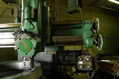 72" Webster Bennett Vertical Boring Mill 86" Swing, 62" H/UR, DRO