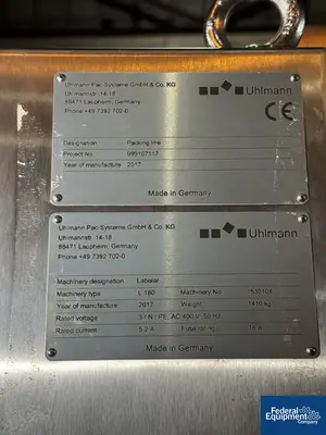 NEW Uhlmann Uhlmann Labeler L180/108