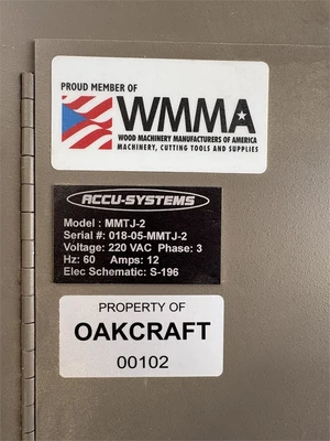 Used 2005 ACCU-SYSTEMS "MMTJ-2" Door Machines Texas US | MachineryMax #1320480