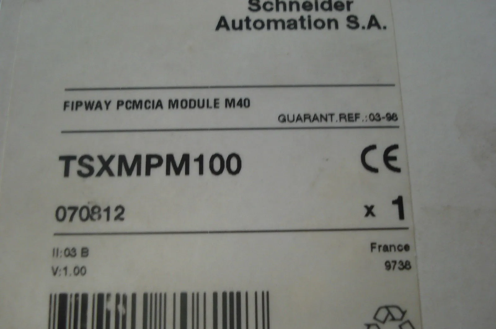 NEW TELEMECANIQUE TSXMPM100