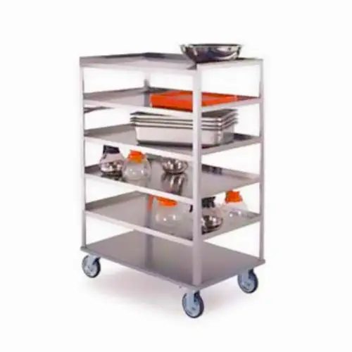 Lakeside 449 Queen Mary Cart - 8 Levels, 500 lb. Capacity, Stainless, Flat Edges