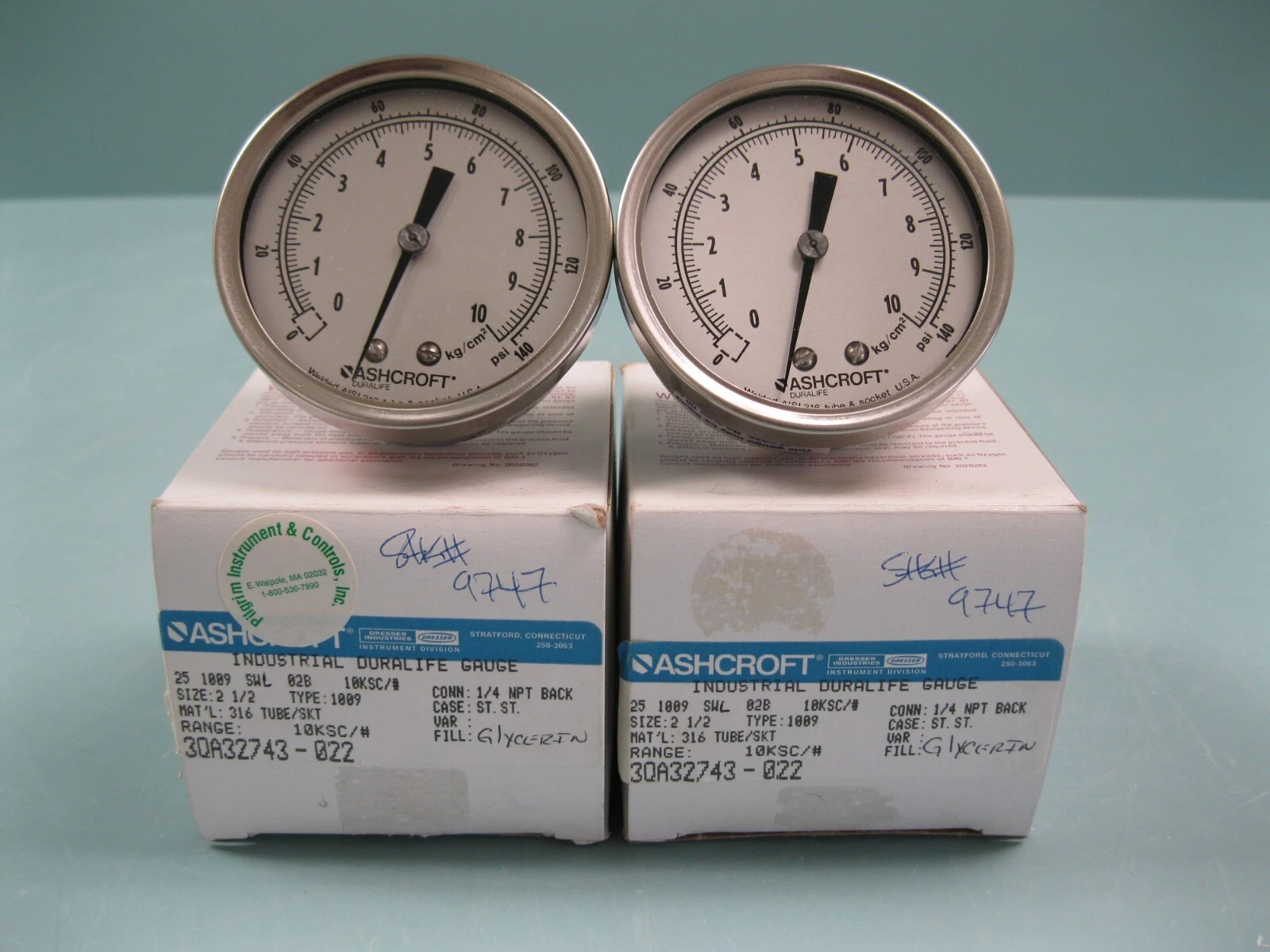 New | in-Stock Ashcroft 25 1009 SWL 02B 10KSC/# Pressure Switches New Hampshire US | Bitter End Trading #1486494