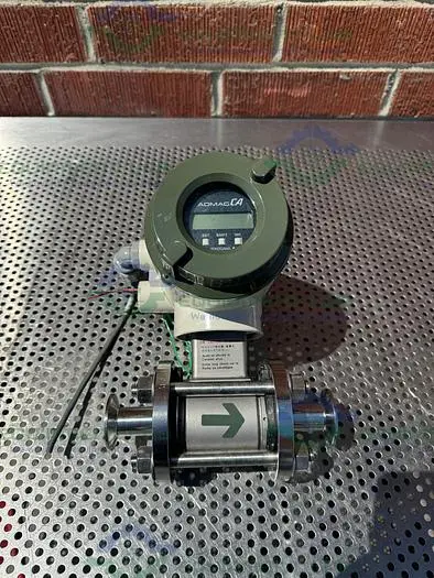 Used YOKOGAWA ADMAG CA202SN MAGNETIC FLOWMETER W/ 1" SANITARY FITTING Flowmeters California US | Equipment Lab #485693