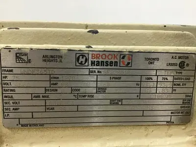USED BROOK HANSEN 3229219W-98