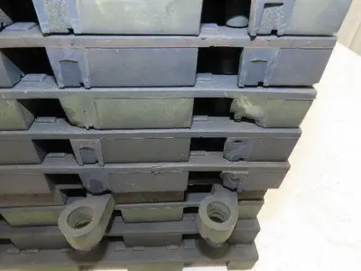 Wearwell H-9389 ErgoDeck Mat - 18 x 18", Solid Tile 7/8" Thick  Lot of 10pcs