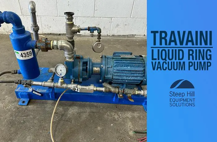 Used TRAVAINI TRVB 32-25/GH Vacuum Pumps | Steep Hill Equipment Solutions #773363