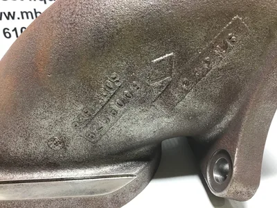8286008 Cast Iron Turbo Exhaust Elbow Manifold