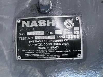 Nash SC3/4 Compressor Pump New Storeroom Spare