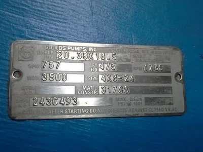 USED Goulds 3500