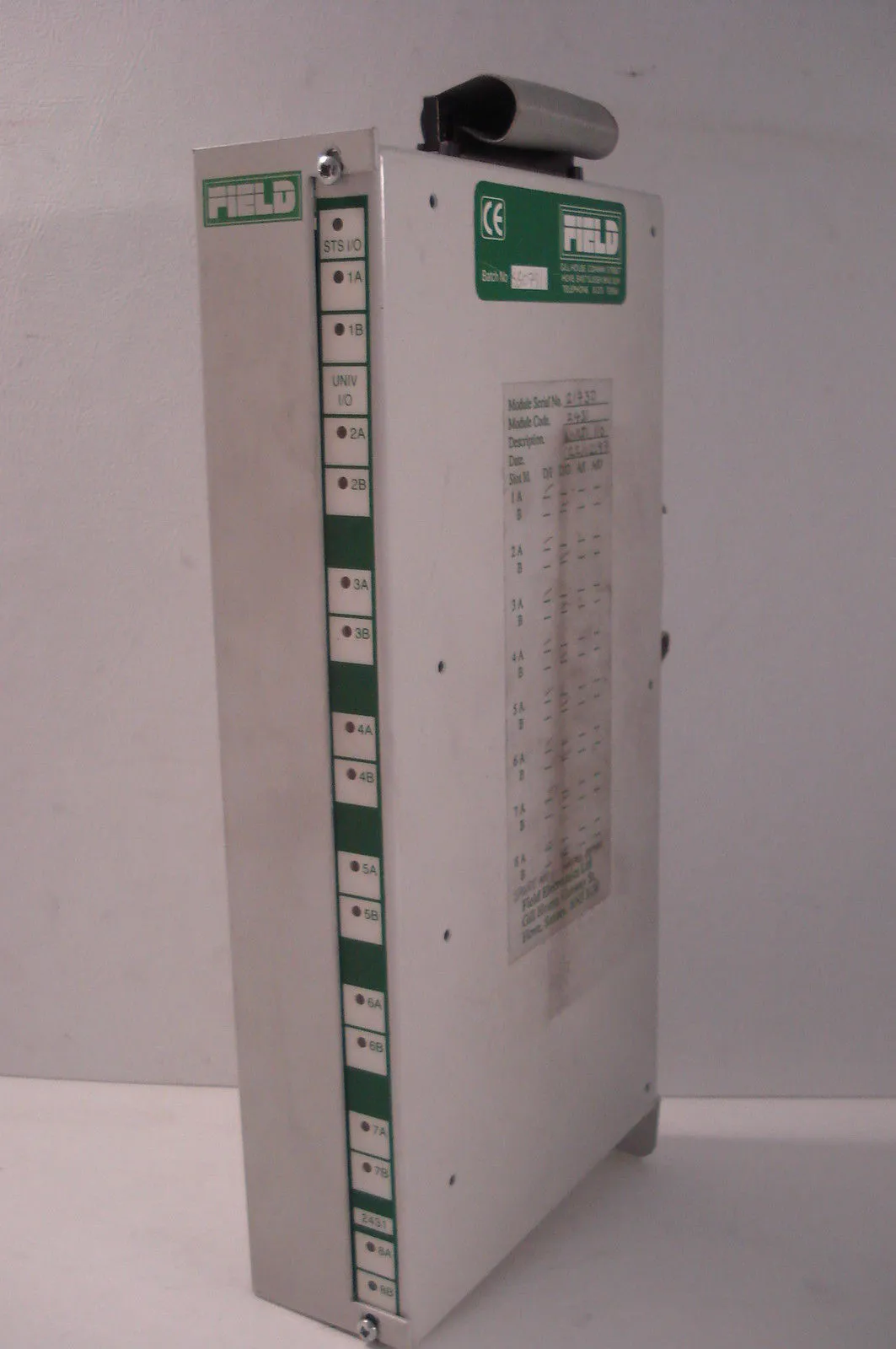 FIELD ELECTRONICS 21730 I/O CARD 2431
