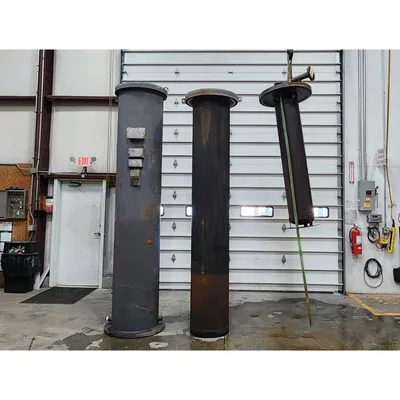 Used 24" Dia X 10'-6" Chlorine / Helium Gas Vaporizer Exchanger